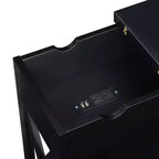 Oxford Flip Top End Table with Charging Station - Breighton Home