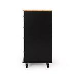 Provence Contemporary Kitchen Cart with Wheels - Christopher Knight Home