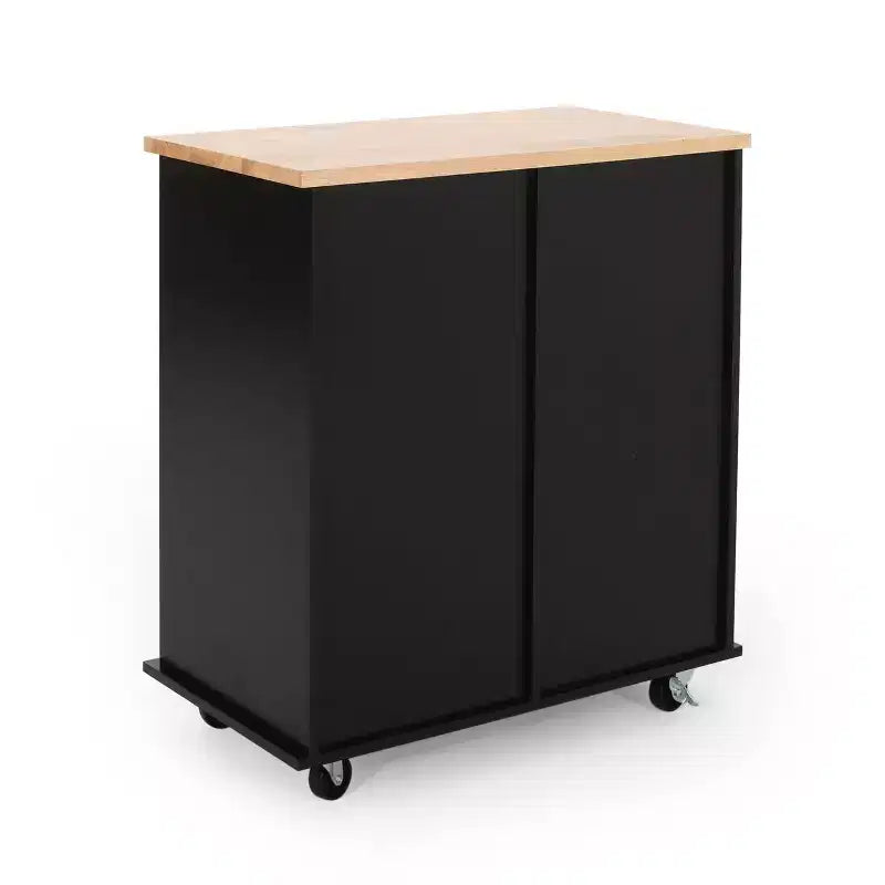 Provence Contemporary Kitchen Cart with Wheels - Christopher Knight Home