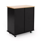 Provence Contemporary Kitchen Cart with Wheels - Christopher Knight Home