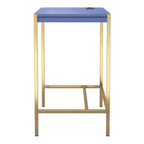 Bureau d'écriture Everbay avec prises de courant et USB, disponible 24h/24 et 7j/7