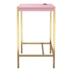Bureau d'écriture Everbay avec prises de courant et USB, disponible 24h/24 et 7j/7