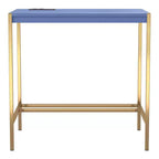 Bureau d'écriture Everbay avec prises de courant et USB, disponible 24h/24 et 7j/7
