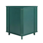 2 Door Corner Accent Cabinet with Fretwork Doors - Saracina Home