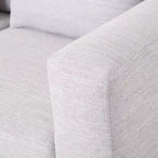 Elliston Contemporary Fabric 3 Seater Sofa with Accent Pillows - Christopher Knight Home