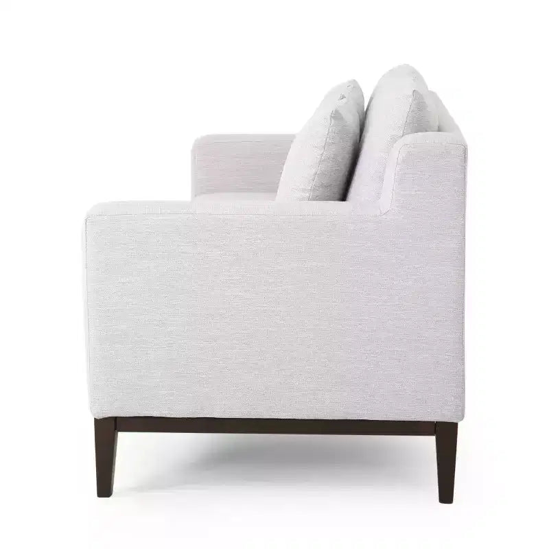 Elliston Contemporary Fabric 3 Seater Sofa with Accent Pillows - Christopher Knight Home