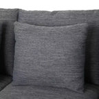 Elliston Contemporary Fabric 3 Seater Sofa with Accent Pillows - Christopher Knight Home