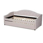 Becker Transitional Daybed with Trundle - Baxton Studio