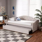 Becker Transitional Daybed with Trundle - Baxton Studio