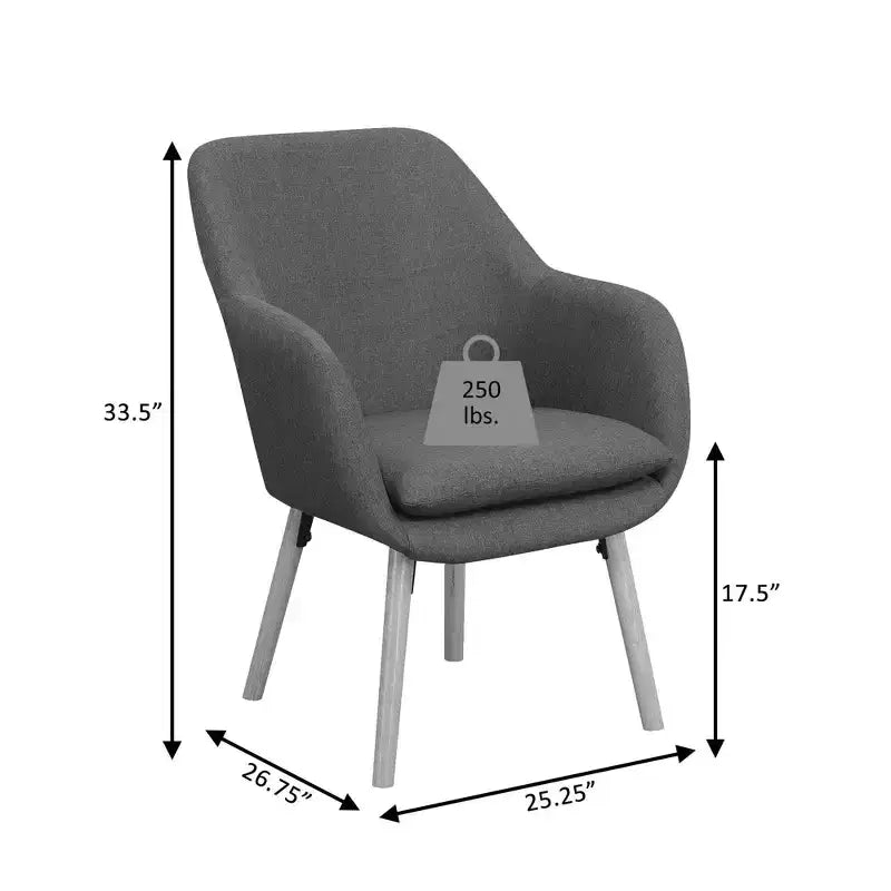 Take a Seat Charlotte Accent Chair Linen - Breighton Home