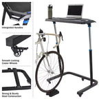 Bureau de tapis de course portable Fleming Supply réglable en hauteur – Noir