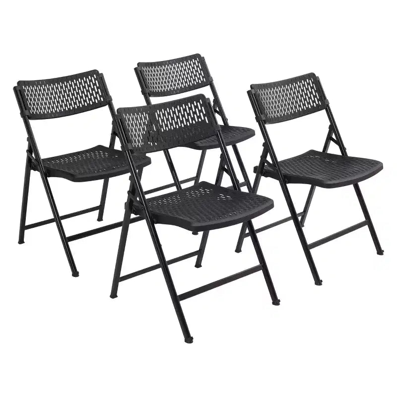 Set of 4 AirFlex Series Premium Polypropylene Folding Chair - Hampden Furnishings