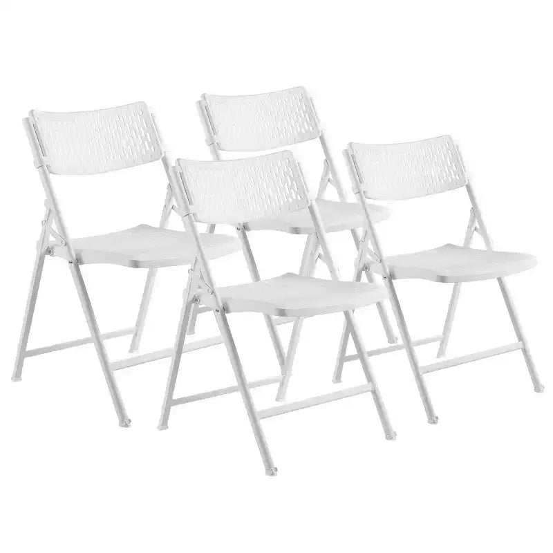 Lot de 4 chaises pliantes en polypropylène premium AirFlex Series - Hampden Furnishings