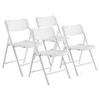 Lot de 4 chaises pliantes en polypropylène premium AirFlex Series - Hampden Furnishings