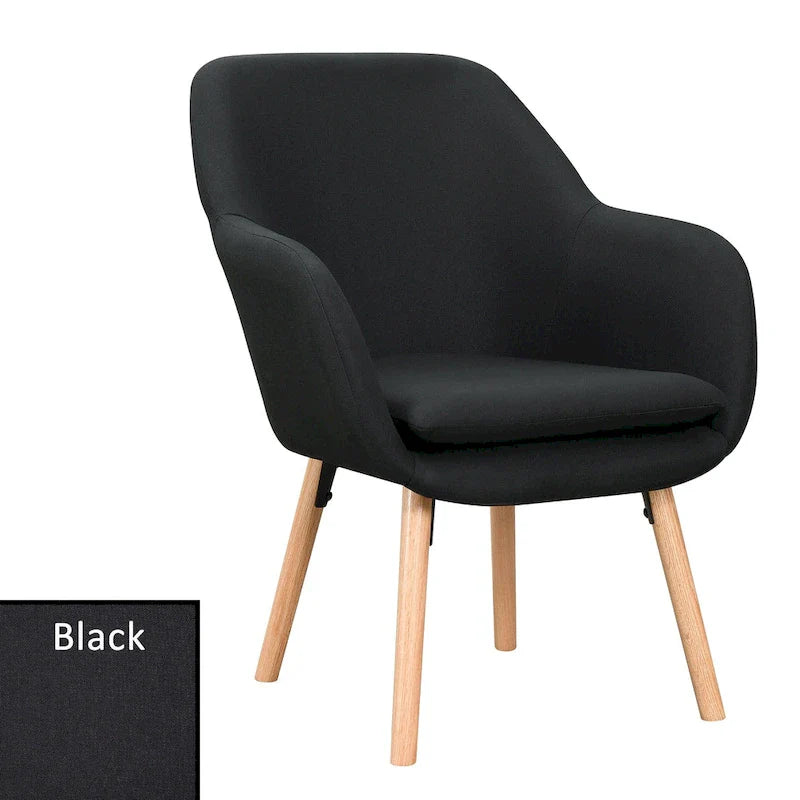 Convenience Concepts Take a Seat Charlotte Wingback Upholstered Accent Armchair