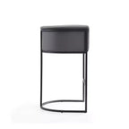 Tabouret de bar Cosmopolitan en métal rembourré - Manhattan Comfort