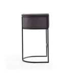 Tabouret de bar Cosmopolitan en métal rembourré - Manhattan Comfort