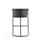 Tabouret de bar Cosmopolitan en métal rembourré - Manhattan Comfort