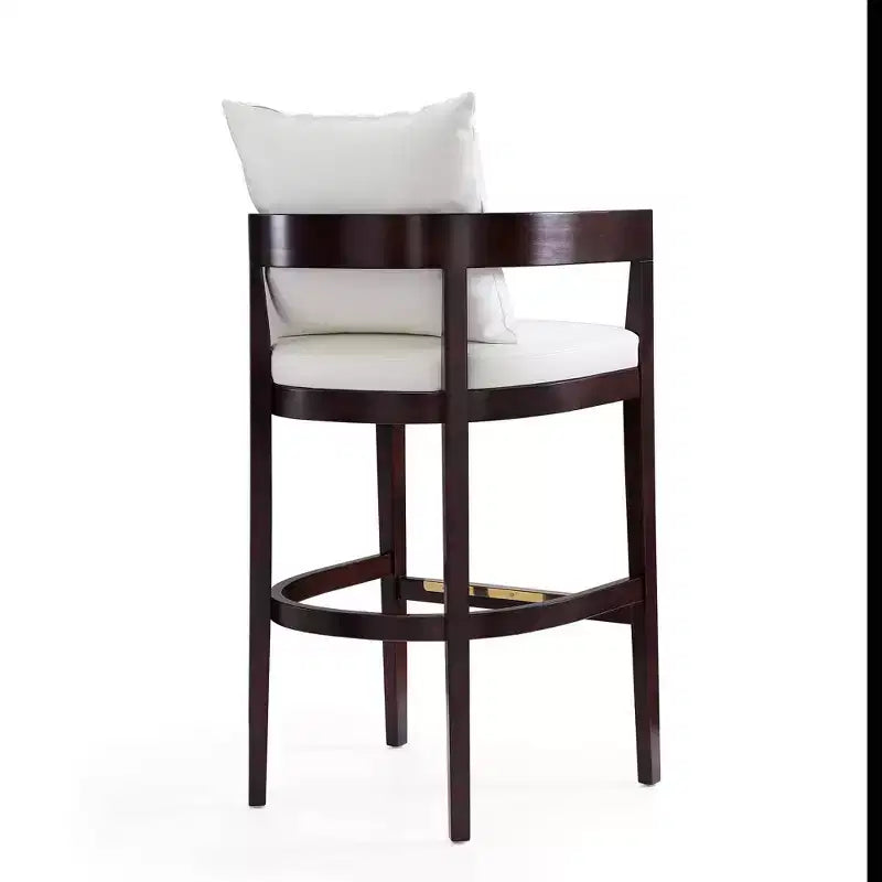 Tabouret de bar Ritz en hêtre rembourré - Manhattan Comfort