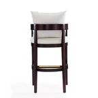 Tabouret de bar Ritz en hêtre rembourré - Manhattan Comfort