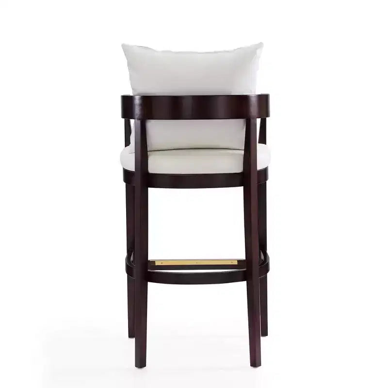 Tabouret de bar Ritz en hêtre rembourré - Manhattan Comfort