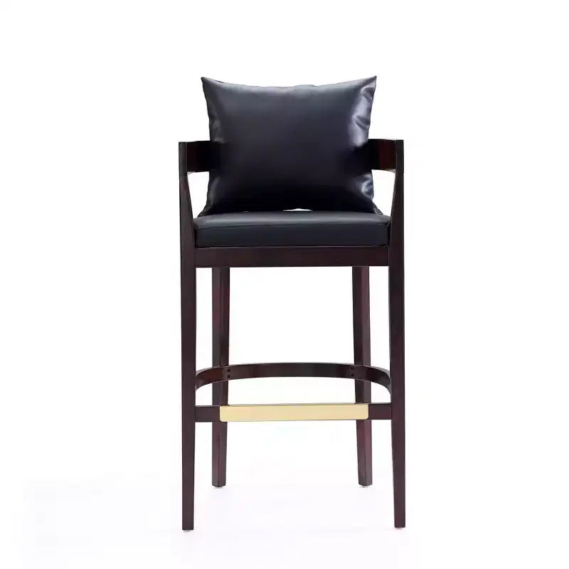 Tabouret de bar Ritz en hêtre rembourré - Manhattan Comfort