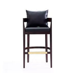 Tabouret de bar Ritz en hêtre rembourré - Manhattan Comfort