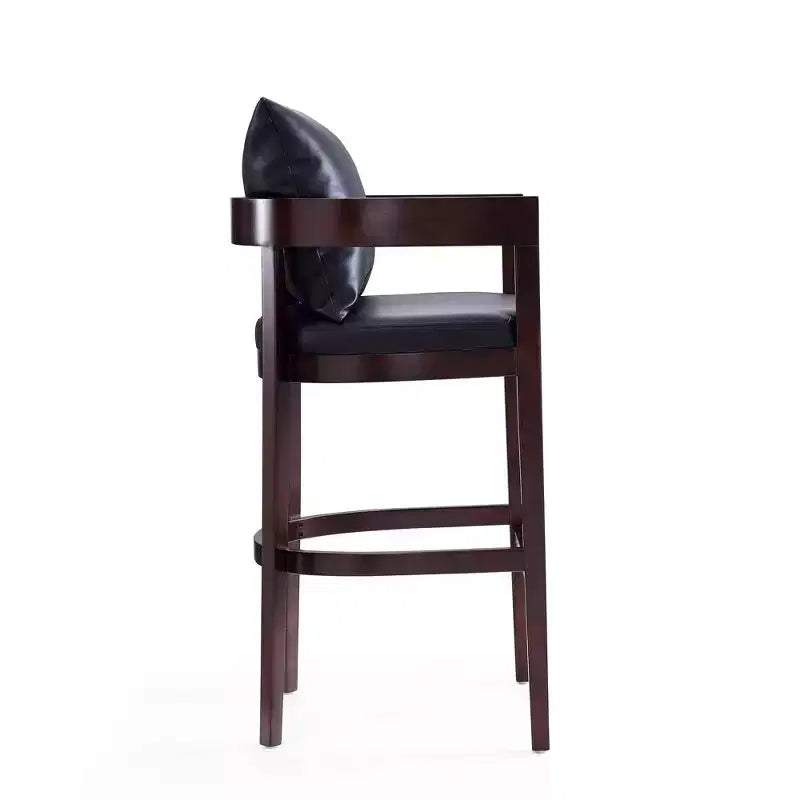 Tabouret de bar Ritz en hêtre rembourré - Manhattan Comfort