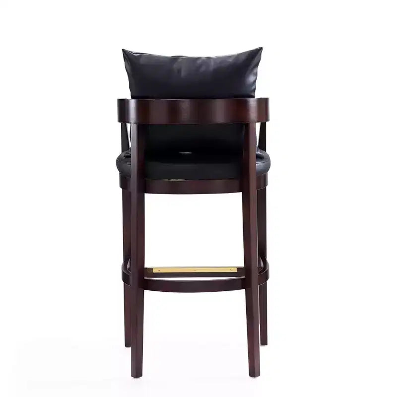 Tabouret de bar Ritz en hêtre rembourré - Manhattan Comfort