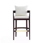 Tabouret de bar Ritz en hêtre rembourré - Manhattan Comfort