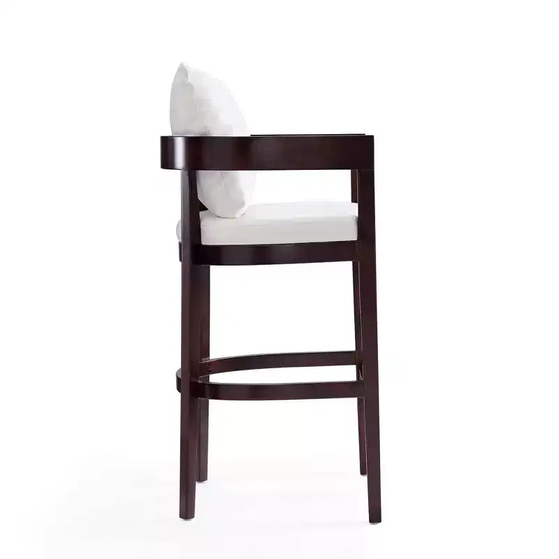 Tabouret de bar Ritz en hêtre rembourré - Manhattan Comfort