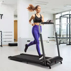 Tapis de course pliable Costway 3 CV compact pour la marche et le jogging avec écran tactile et contrôle par application