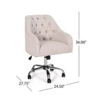 Chaise de bureau pivotante Barbour Tufted - Christopher Knight Home