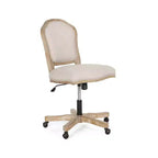Chaise de bureau pivotante rembourrée Scilley French Country - Christopher Knight Home
