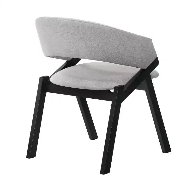 Lot de 2 chaises de salle à manger Talulah en placage de tissu - Armen Living