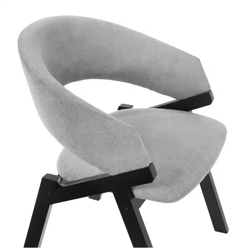 Lot de 2 chaises de salle à manger Talulah en placage de tissu - Armen Living