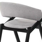 Lot de 2 chaises de salle à manger Talulah en placage de tissu - Armen Living
