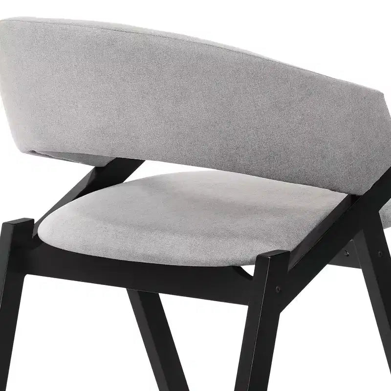 Lot de 2 chaises de salle à manger Talulah en placage de tissu - Armen Living