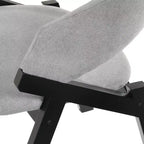 Lot de 2 chaises de salle à manger Talulah en placage de tissu - Armen Living