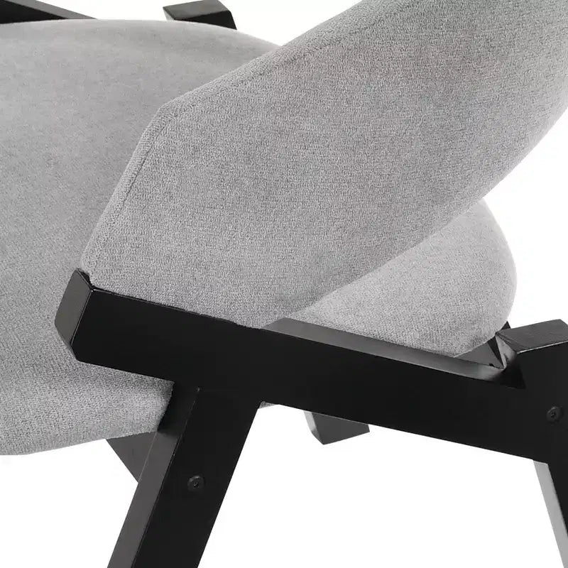 Lot de 2 chaises de salle à manger Talulah en placage de tissu - Armen Living