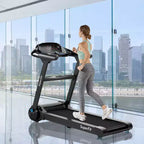 Tapis de course pliable Costway 2.25 CV avec écran tactile LED
