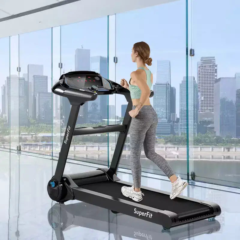 Tapis de course pliable Costway 2.25 CV avec écran tactile LED
