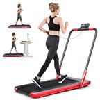 Tapis Roulant Pliable 2 en 1 Costway 2,25 CV avec Télécommande
