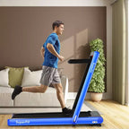 Costway Tapis de course pliable 2 en 1 4,75 CV avec application à distance