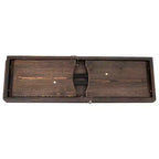 Banc de ferme pliant rustique en pin massif Emma et Oliver 40 x 12 - Banc portable