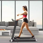 Costway Tapis de Course Électrique Pliable Compact avec Application et Haut-Parleur