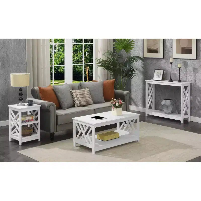 Console Titan avec étagère – Breighton Home