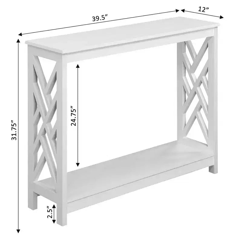 Console Titan avec étagère – Breighton Home