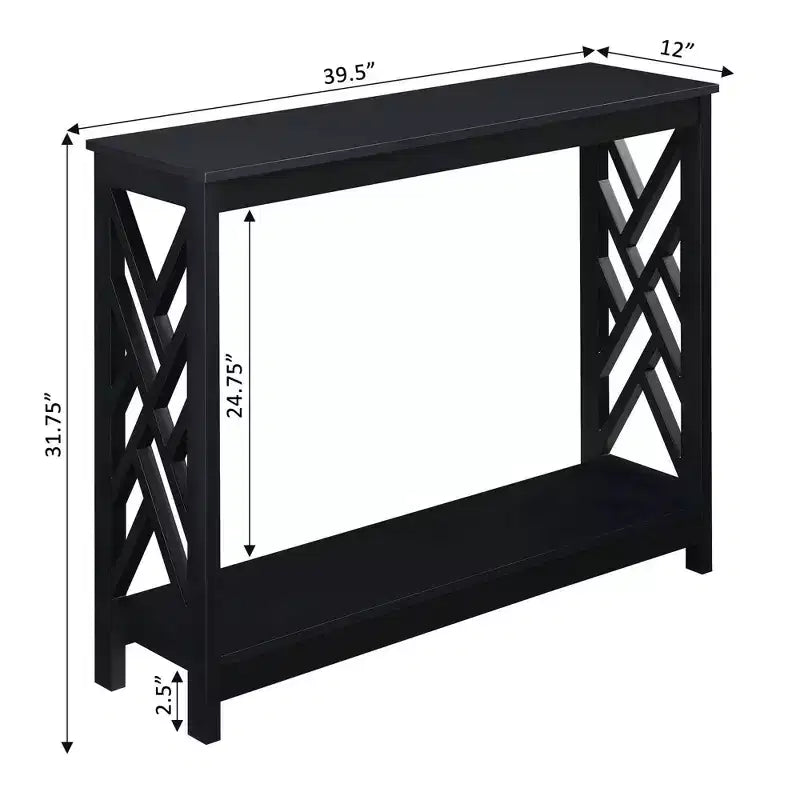 Console Titan avec étagère – Breighton Home