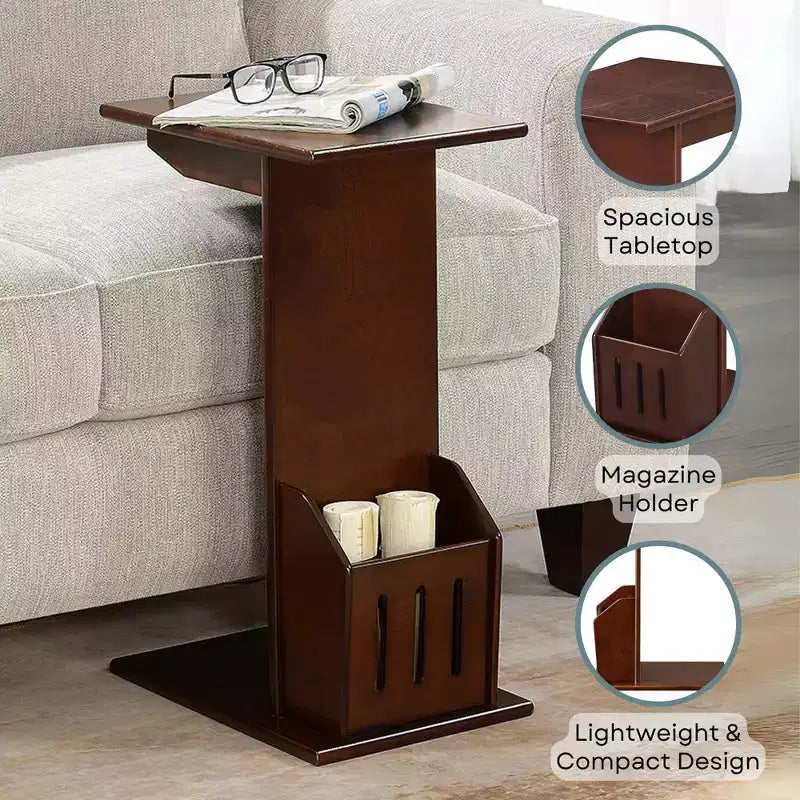 Table d'appoint d'extrémité Designs2Go Abby Magazine C - Breighton Home